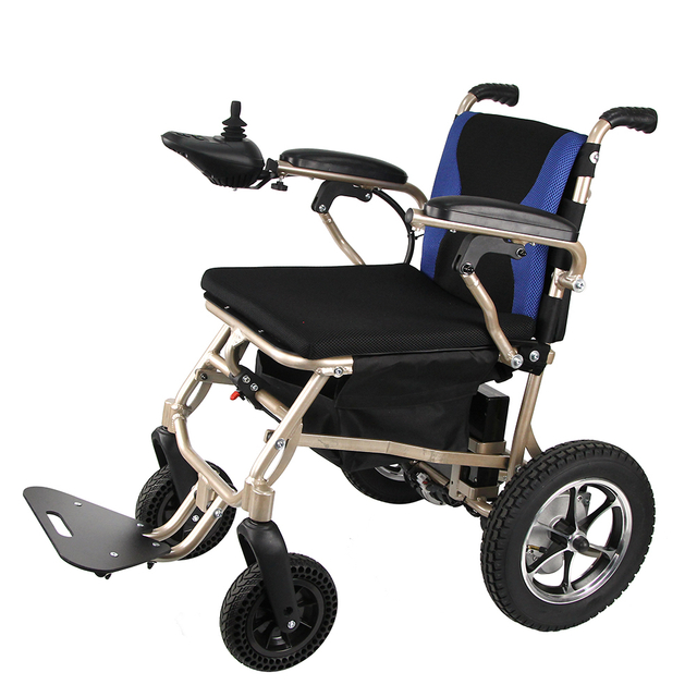foldable brushless motor power wheelchair with Intelligent AI controller