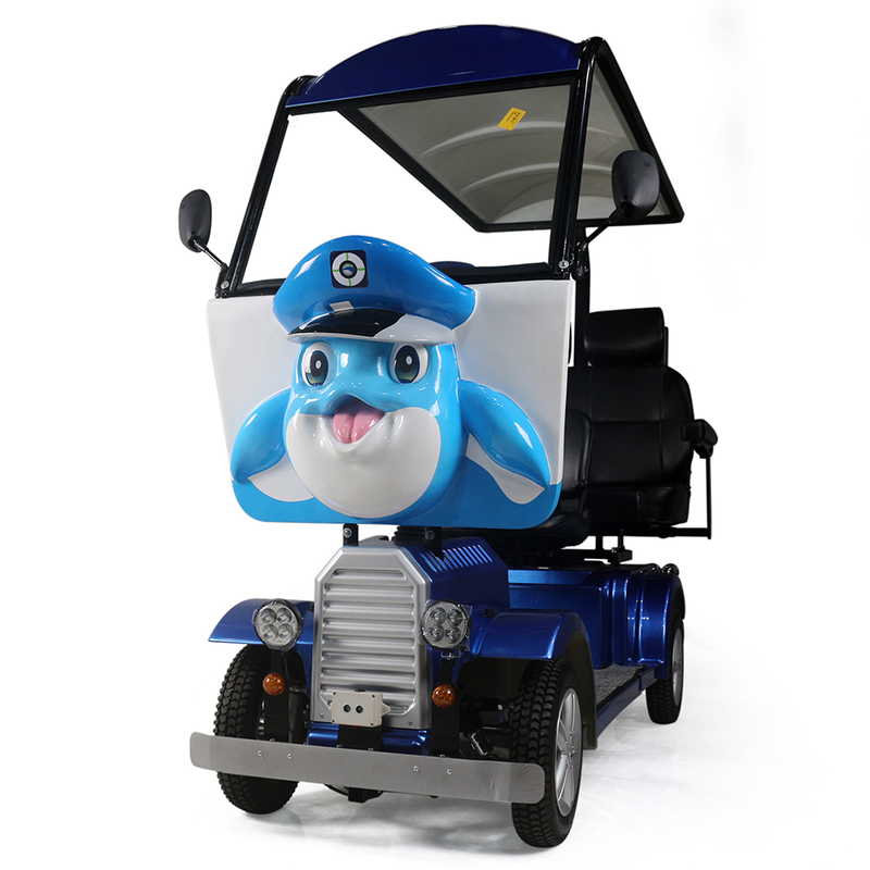 Park Use Dolphin Mobility Scooters with Roof for Adults