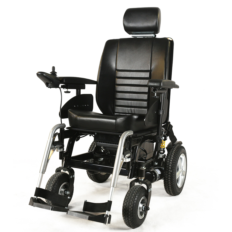4 wheel power wheelchair for heavy body disabled