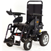 handicapped power wheelchair on jaunt with lead acid battery