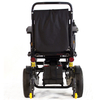 handicapped power wheelchair on jaunt with lead acid battery