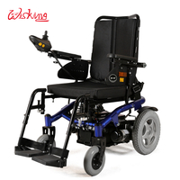 medium power wheelchair with three suspension for disabled