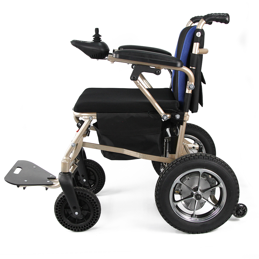 small lightweight power wheelchair with lithium battery