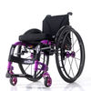 Magnesium Alloy Manual Folded Lightweight Portable Active Wheelchair for Disabled