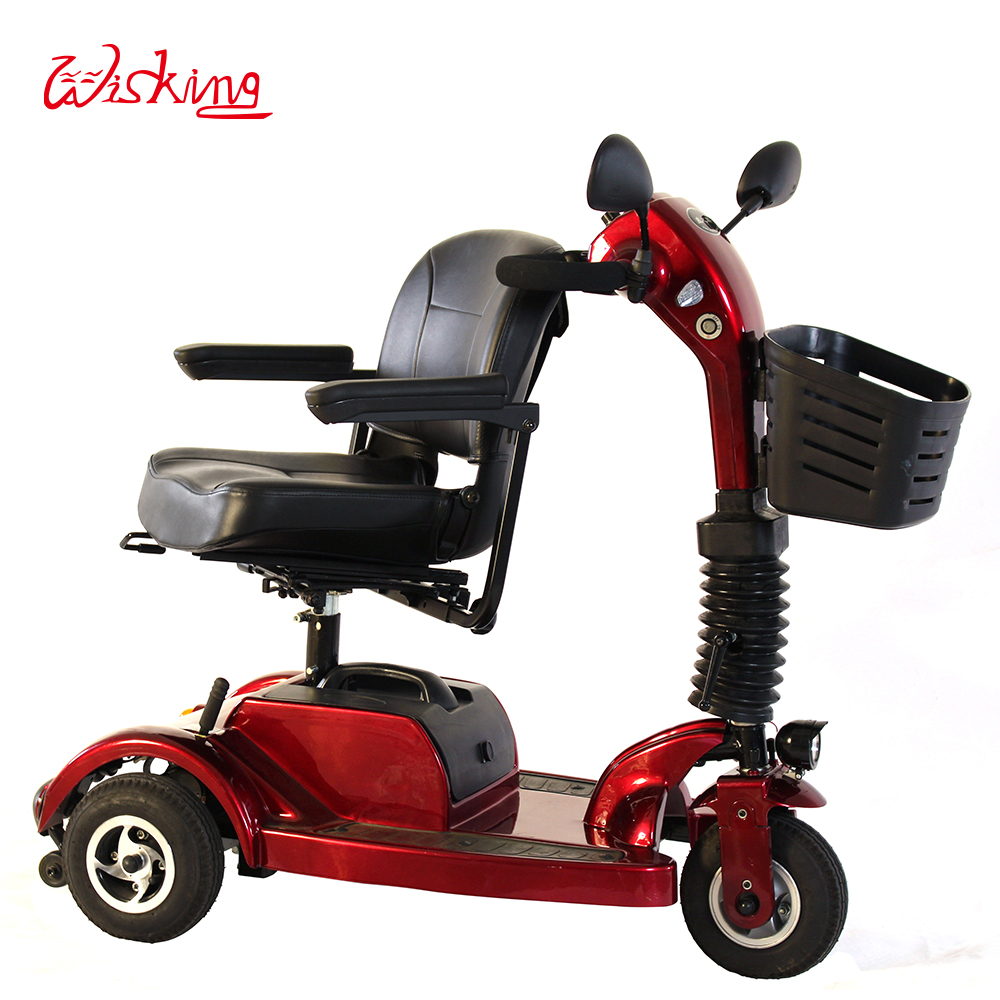 travel electric mobility scooter with rearview mirror for elder
