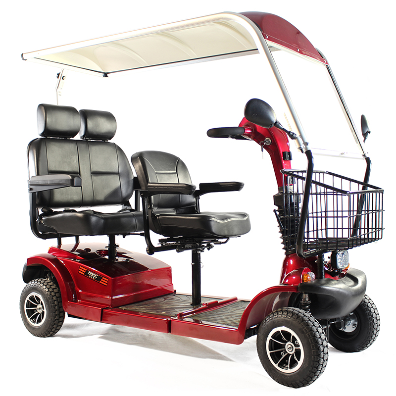 Custom Four Wheels Brushless Motor Sightseeing Mobility Scooter 