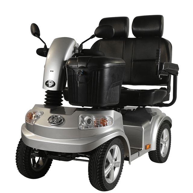 4 wheel mobility scooter with two seats for adults