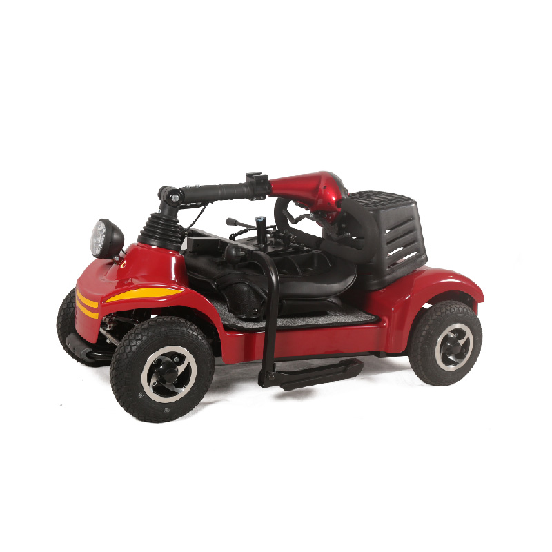 portable electric mobility scooter in car boot for jaunt 