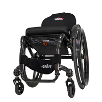 Foldable backrest lightweight and comfortable all carbon fiber wheelchair 