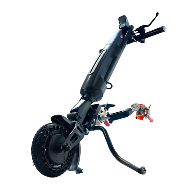 lightweight wheelchair trailer with lithium battery for disabled