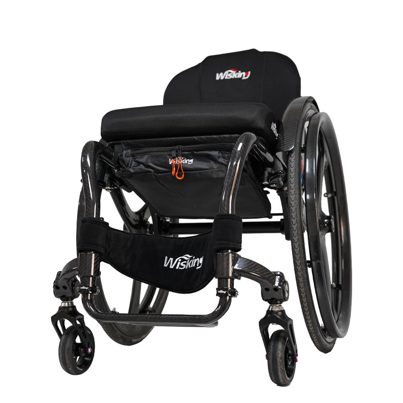 Foldable backrest lightweight and comfortable all carbon fiber wheelchair 