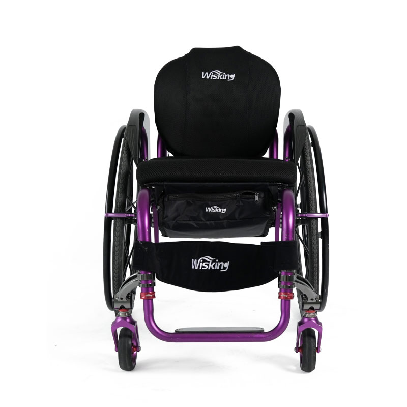 handicapped aluminium alloy active wheelchair for travel on plane