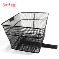 WISKING Mobility Scooter Rear Basket with The Crutch