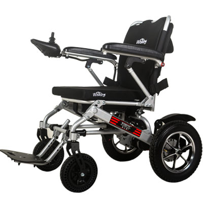 portable lightweight foldable power wheelchair for elderly