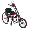 racing hand push handicapped wheelchair trailer