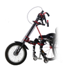 racing hand push handicapped wheelchair trailer