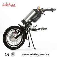 wheelchair trailer handcycle with lithium battery for disabled