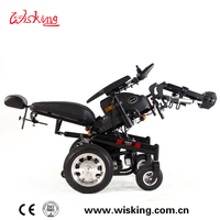 Full Function hospital Reclining Electric Wheelchair with 6 motors for disabled 