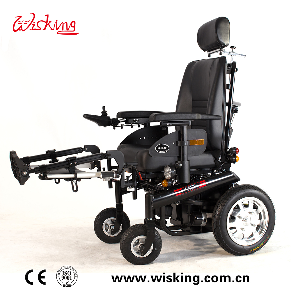 Full Function hospital Reclining Electric Wheelchair with 6 motors for disabled 