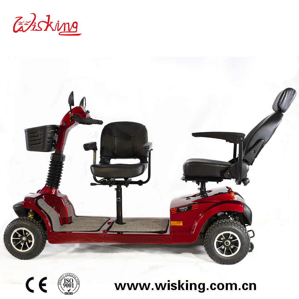 Double Seat 4 Wheel Mobility Scooter for Adults