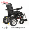 four wheels foldable handicapped electric Wheelchair with e-brake