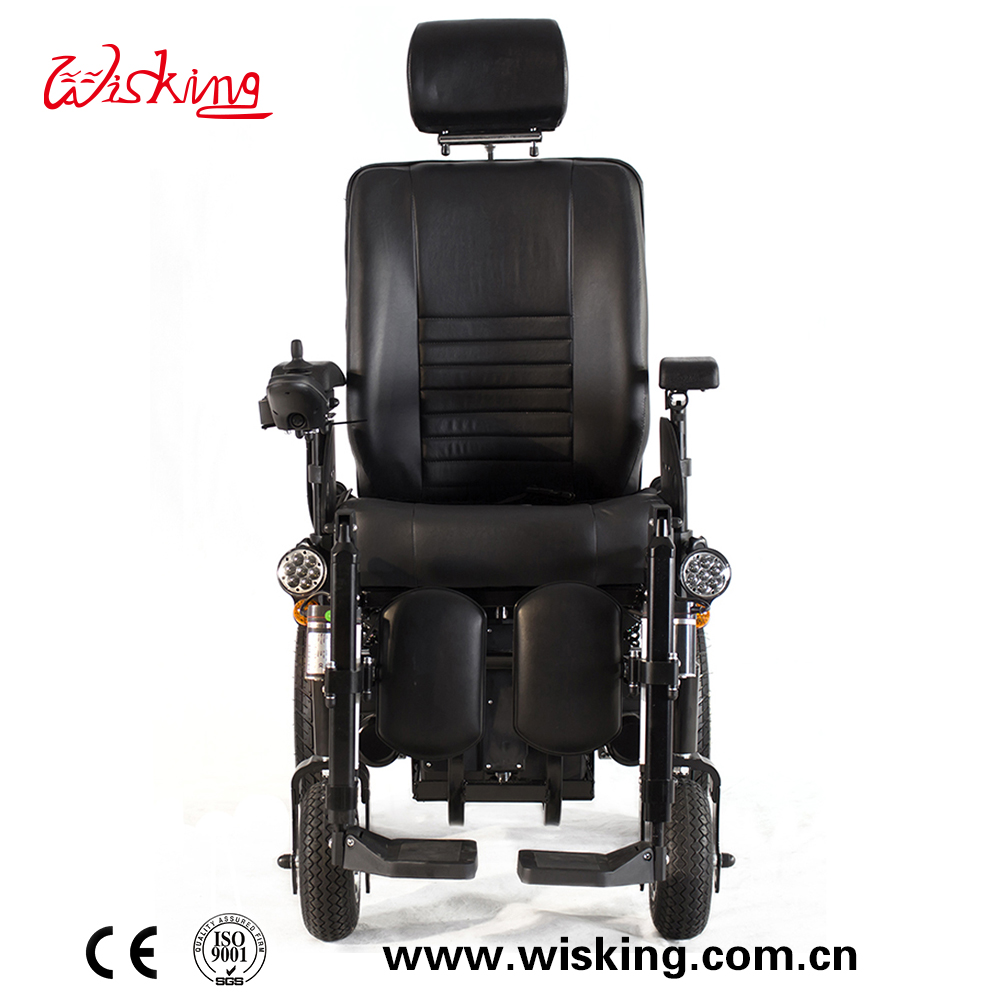Full Function hospital Reclining Electric Wheelchair with 6 motors for disabled 
