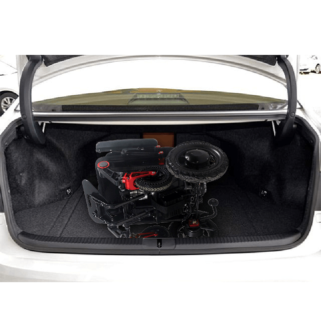 carbon fiber collapsible power wheelchair with lithium battery