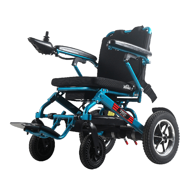 compact lightweight power wheelchair with AI controller